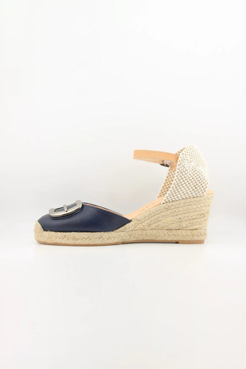 Maypol Espadrille Wedge Sandal with Buckle